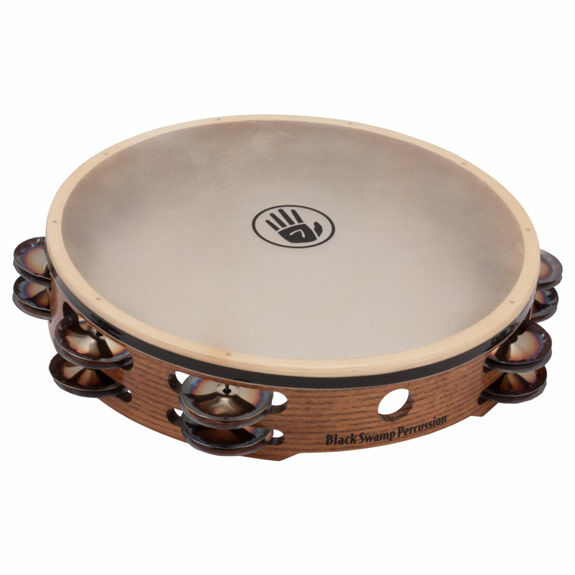 Black Swamp 10" Double Row Tambourine with Chromium 25 Jingles BLA-TD1