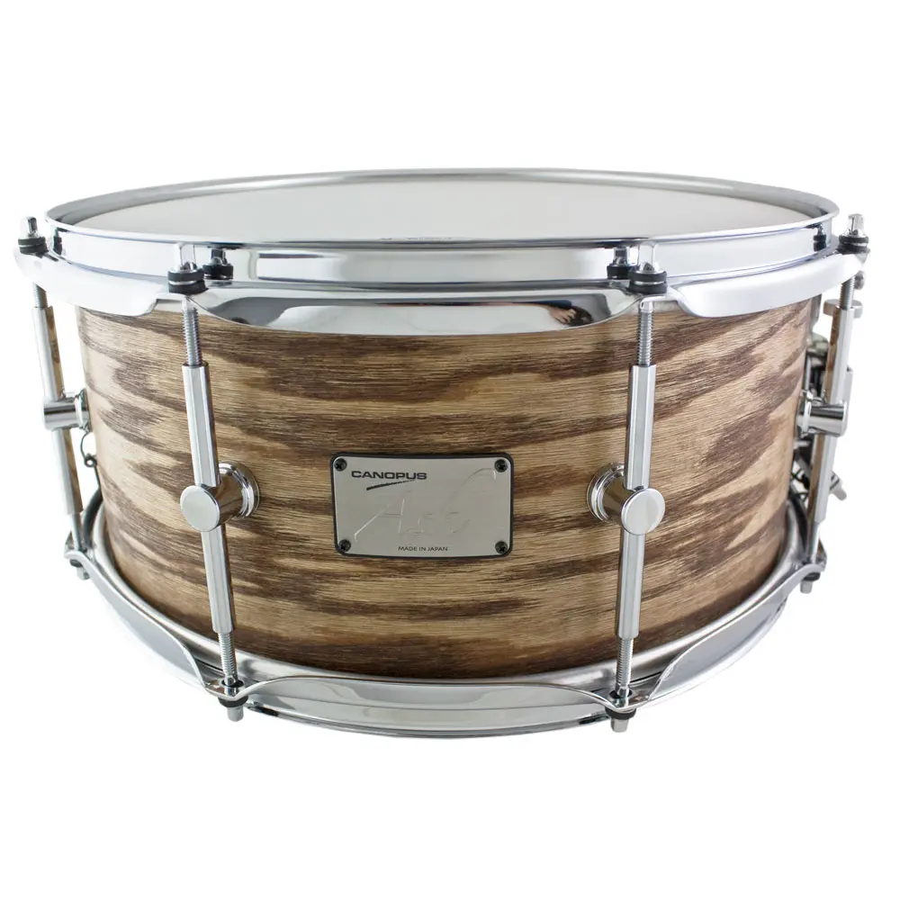 Canopus Snare Drum 6.5x14 Natural Grain Ash Oil. - Mbeat Percussion
